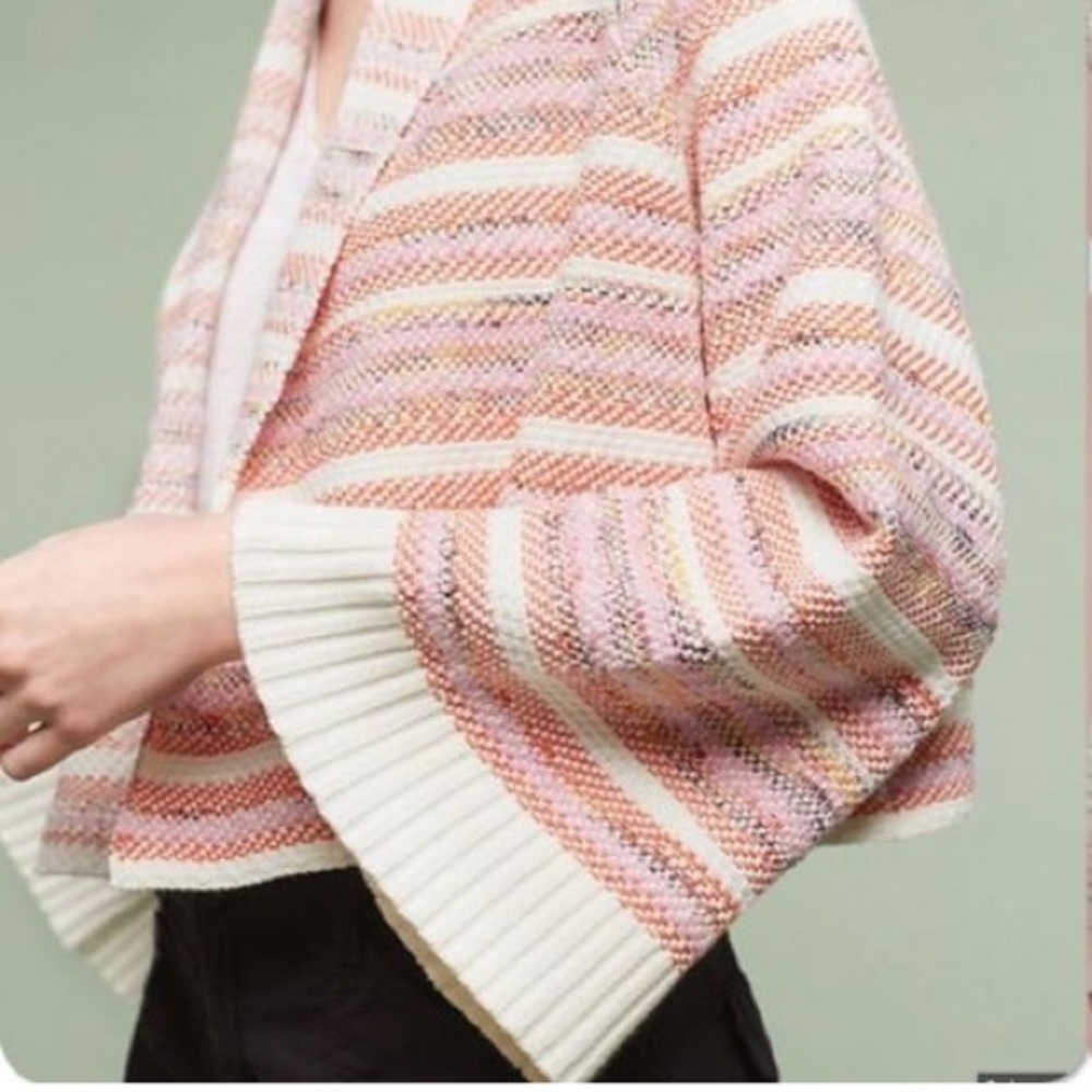 Anthropologie Moth-Mahalia Crop Kimono Cardigan size small - Picture 4 of 5